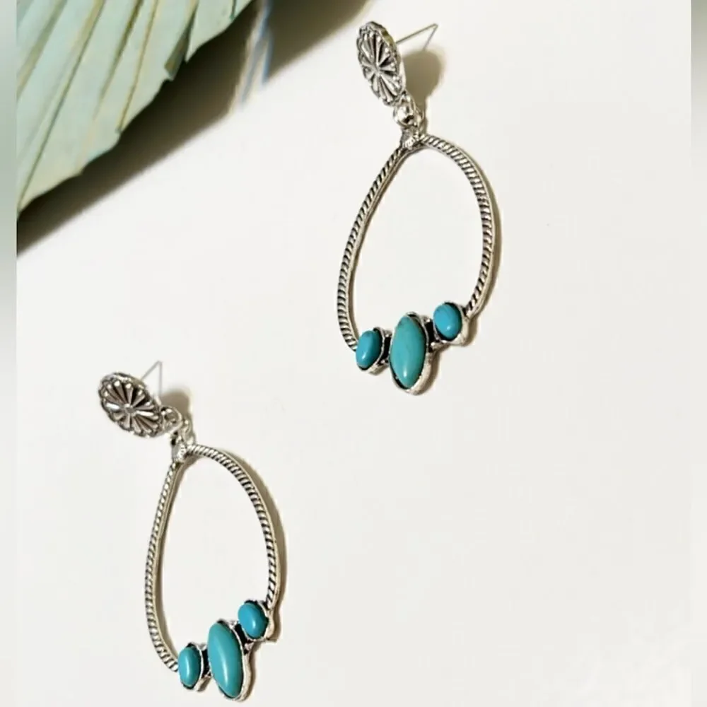 Boho dangle earrings #483